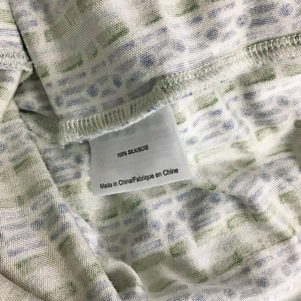 Tory Burch Micky Silk Mixed-Design Maxi Dress - Picture 10 of 12